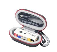 RLSOCO Funda para Kodak Charmera Llavero con cámara Digital | Estuche de Transporte con mosquetón ,Resistente a los Golpes, al Polvo y al Agua (Sólo Funda)(Negro)