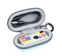RLSOCO Funda para Kodak Charmera Llavero con cámara Digital | Estuche de Transporte con mosquetón ,Resistente a los Golpes, al Polvo y al Agua (Sólo Funda) (Cian)