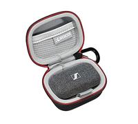 RLSOCO Funda para Sennheiser MOMENTUM True Wireless 5/4/3 auriculares Negro | A prueba de polvo,a prueba de golpes y resistente al agua,Funda protectora con mosquetón resistente