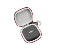 RLSOCO Funda para SHOKZ OpenFit 2+/OpenFit Air Auriculares Open-Ear,Estuche de Viaje a Prueba de Golpes, Resistente al Polvo y al Agua | Diseño Compacto con mosquetón - Negro (Sólo Funda)