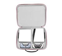 RLSOCO Funda para Sony PlayStation 5 Pro Digital Edition/Disco Edición | Estuche rígido con cremallera YKK para la consola PS5 Pro, 2 mandos, cargador, unidad de discos portátil y pantalla
