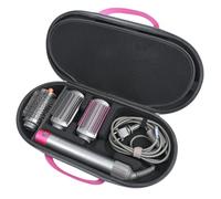 RLSOCO Funda rígida para Dyson Airwrap i.d. Multi-Styler y secadora - Se adapta a 4 barriles largos o cortos, rosa (solo funda, moldeador de pelo no incluido)