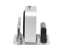 RLSOCO Soporte Vertical para Apple Mac Mini Ordenador de Mesa con Chip M4/Mac Mini M4 Pro,compatibile con Lemorele Hub,Docking Station (Gris)