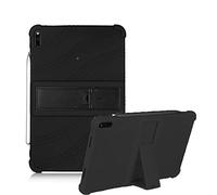 RLTech Funda Carcasa para Huawei MatePad Pro, Silicona TPU Flexible con Soporte Función Funda Protectora Case Cover para Huawei MatePad Pro 10.8 Pulgada, Negro