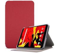 RLTech Funda Carcasa para Winnovo T8, Slim Smart Carcasa Protectora con Soporte Función Cover Case para Winnovo T8,Vankyo Matrixpad S8,Dragon Touch Notepad Y80,Winnovo T8 Pro,VUCATIMES N8, Rojo