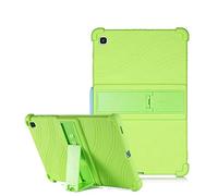 RLTech Funda para Samsung Galaxy Tab S6 Lite, Silicón Ligera Carcasa Antideslizante con Soporte para los niños para Samsung Galaxy Tab S6 Lite 10.4 P610/P615, Verde
