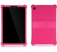 RLTech Funda para Samsung Galaxy Tab S7, Silicón Ligera Carcasa Antideslizante con Soporte para los niños para Samsung Galaxy Tab S7 11'' T870/T875, Rosado