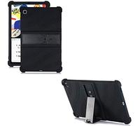 RLTech Funda para Samsung Galaxy Tab S7, Silicón Ligera Carcasa Antideslizante con Soporte para los niños para Samsung Galaxy Tab S7 11'' T870/T875, Negro
