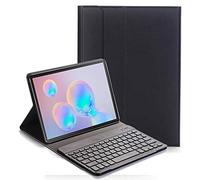 RLTech Teclado Funda para Samsung Galaxy Tab S6 - QWERTY Ultra Slim Teclado Wireless Keyboard Case con Magnético Desmontable Inalámbrico Bluetooth para Samsung Galaxy Tab S6 SM-T865/860 2019, Negro