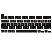 RLTech Teclado Piel para MacBook Pro 16 2019, [EU Layout] Ultra Delgado Protectora Piel para MacBook Pro 16 Pulgadas Modelo A2141 (Negro)