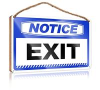 RLVH Letrero de madera de Mancave y decoración de aviso de salida, decoración de caravana para regalos en el interior de la oficina en casa (23 x 35 cm)