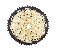 RLVYTA Cassette MTB XD ULT de 12 velocidades, 9-50 Dientes, Acero CNC, 12 V, Rueda Libre, 12 Dientes, 9x50, Rango de piñón del 556%, Piezas de Ciclismo k7(XD 12s 9-50T Gold)