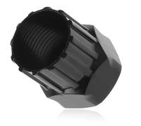 RLVYTA Cassettes y piñones Cubierta Bloqueo piñón Libre Herramienta de reparación para Quitar y Quitar el Anillo de Bloqueo del Cassette de Bicicleta, Llave de Acero al Carbono Duradera de 12 Dientes