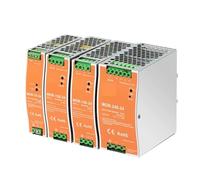 RLZQSGOT Fuente de alimentación conmutada for Montaje en riel WDR-75/120/150/240W, Salida de 12 V/24 V/48 V, Industrial, 1 Unidad(WDR-240W-48V 5A)