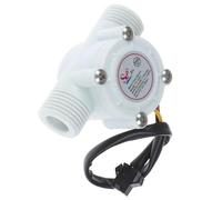 RLZQSGOT Medidor de caudal, Contador, Sensor de Control, Efecto de caudalímetro de 1 a 30 l/min for Arduino, Interruptor de Sensor de caudal de Agua de 1/2''