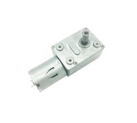 RLZQSGOT Motorreductor de Tornillo sin Fin 6 V y 24, Reductor 12, 3-210 RPM, CC, Alto par, Engranaje metálico, Marcha atrás, autoblocante(66rpm-24v)