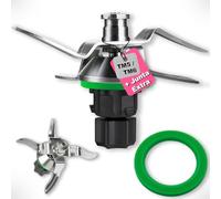RM Pro® Cuchillas Vorwerk Thermomix TM5 y TM6+Junta Extra. (Incluye 2 Juntas de Sellado), Acero Inoxidable SUS420 - Cuchillo Vorwerk Termomix Bimby TM5 / TM6. - Repuestos y Accesorios