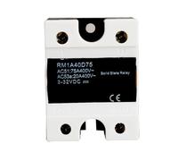 RM1A40D75 75A 2SCR AC SSR Solid State Relay Zero Switching,5V 12V 24VDC Input 42-440VAC Output, Relay Isolation Switch
