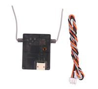RM601X - Receptor de satélite remoto 2.4G 7CH 7 canales para Specktrum DX6i DX7 DX8 DX9 con par de botón de conmutación de código, línea de conexión receptora