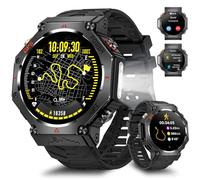 Rmana Reloj Inteligente Hombre GPS Integrado, 1.39'' Smartwatch para Android/iOS, Reloj Inteligente Impermeable con presión Arterial/Ritmo cardíaco/107 Modos Deportivos (Clásico)