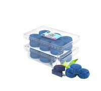 RMBO Limpiador y Ambientador para Inodoro, Pack de 24 Cubos Empotrados, Pastilla para Cisterna, Limpiador de Cisternas para Inodoro Tabletas, Duradero y Efectivo, Para Baño Fresco y Limpio