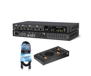RME Fireface 802 FS AE Audio Interface Special Edition con mando a distancia ARC USB BK y cable de extensión keepdrum