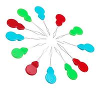 Rmeet Enhebradores de Agujas,50 Pack Needle Threaders de Plástico con Forma de Calabaza de Alambre de Latón para Coser a Mano Bordado de Hilo y Punto de Cruz Colores Surtidos