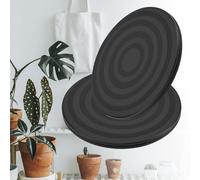 RMENOOR 2 placas giratorias universales giratorias redondas de 360 grados, plataforma giratoria, carga pesada, 15 kg, soporte giratorio con rodamientos de bolas de acero, plato giratorio para tartas