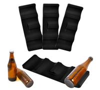 RMENOOR 3 PZS Estante para Botellas Nevera, Botellero de Silicona, Organizador de Latas para Nevera Dispensador Portabotellas Silicona Apilador para Latas Cerveza, Estante para Botellas de Licor, Vino