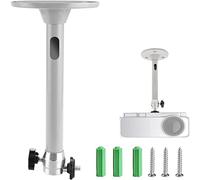 RMENOOR Soporte de Techo para Proyector, Soporte Proyector Pared, Rotación de 360 ° y 90 ° Inclinable, Soporta hasta 5Kg, para Mini Proyector/Cámara Digital/Videocámara/Cámaras DVR / 35 mm SLR