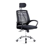 RMF Silla de Oficina Ergonómica Profesional Reclinable, Silla de Escritorio de Malla con Asiento Cómodo y Relajante - Sillón Relax de Oficina con Ruedas Giratorias Altura Ajustable