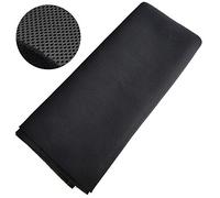 RMFC - Tela de Malla estéreo para reparación de Altavoces, Color Negro, 140 x 100 cm