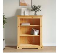 RMIHSJG Librería de 3 compartimentos, estilo mexico, madera de pino, 80 x 29 x 100 cm, manga, estantería pequeña, estantería para libros, para dormitorio, estudio, salón, cocina