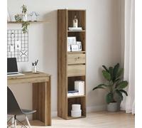 RMIHSJG Librería de roble Artisan, 36 x 30 x 171 cm, material de madera, organizador para libros, estantería pequeña, estantería para salón, salón, armario, para salón, estudio, cocina, dormitorio