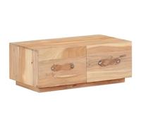 RMIHSJG Mesa de centro 90 x 50 x 35 cm de madera maciza reciclada, pequeña mesa auxiliar, mesa de café, mesa pequeña, mesa de salón, para exterior, dormitorio, oficina, sala de estar