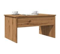 RMIHSJG Mesa de centro de roble Artisan, 80 x 50,5 x 41,5 cm, de madera, mesa de café, mesa de centro pequeña, mesa de salón, para dormitorio, salón, al aire libre, oficina