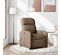 RMIHSJG Sillón reclinable con Masaje de Tela marrón Sillón Reclinable Eléctrico con Función Automática y Asiento Cómodo