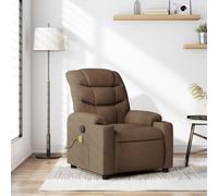 RMIHSJG Sillón reclinable con Masaje de Tela marrón Sillón Reclinable Eléctrico con Función Automática y Asiento Cómodo