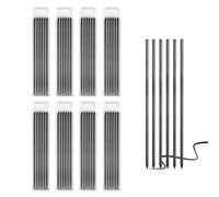 RMIVEGLIA 48 piezas minas 2,8 mm para lápiz carpintero profesional, HB, irrompibles, duraderas, ideales como minas para marcador de precisión.