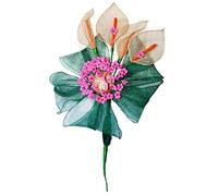 Rmo Artesanal Decorativo de Novia para Alfileres "Tulipán". Bouquet.Complementos. Joyas y Bisutería. Regalos Originales. Detalles de Bodas, Comuniones, Bautizos. DC