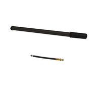 RMS - Bomba clásica para bicicleta, de aluminio, para cuadro, de 390/420 mm, color negro (bomba de aire portátil)