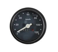 Rms Classic RMS Classic - Cuentakilómetros para Piaggio Vespa PK 50 - 125, escala 120 km/h 179151 - Marco negro