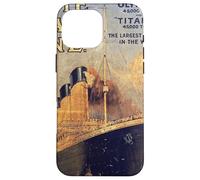 RMS Titanic 1912 Póster de Publicidad histórica Vintage Carcasa para iPhone 16 Pro MAX