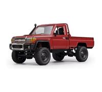 RMT MODELS Toyota Land Cruiser - Coche teledirigido 1:12 | 4WD Crawler Pickup | Control 2.4 GHz 100 m | Luz LED | Li-Ion 7.4 V 500 mAh 30 min | RTR Juego completo Offroad (rojo)