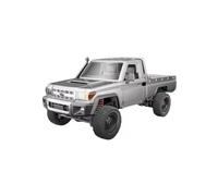 RMT MODELS Toyota Land Cruiser - Coche teledirigido 1:12, pick-up 4WD Crawler Pickup, control 2,4 GHz 100 m, luz LED, Li-Ion 7,4 V 500 mAh 30 min, kit RTR todoterreno (plata)