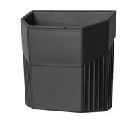 RMWHGDUL Cubo de Basura para Coche, Contenedor de Almacenamiento, Reemplazo Versátil, Fácil de Usar, Práctico Organizador para La Consola Central Trasera, Pape, Negro, Individual