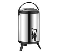 RMWHGDUL Dispensador de Bebidas con Barril Aislado, Contenedor de Bebidas Comercial Grueso con Aislamiento, Cubo para Té Y Té, tal como se describe, 16L