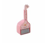 RMWHGDUL Escoba Infantil Cepillo Pequeño Recogedor de Mano Set de Limpieza Interactivo Fomenta Responsabilidad Adecuado para Niños Uso en Hogar Jardín de Infancia , Rosa