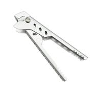 RMWHGDUL Pinzas para Planchas Calientes, Recuperadores de Bandejas para Pizza, Utensilios de Cocina Antiescaldaduras, Pinzas para de Camping, para, Plata, tal como se describe