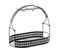 RMWHGDUL Soporte Escurridor de Tazas de Metal Minimalista Que Ahorra Espacio, Organizador de Cocina, Ovalado Negro, tal como se describe